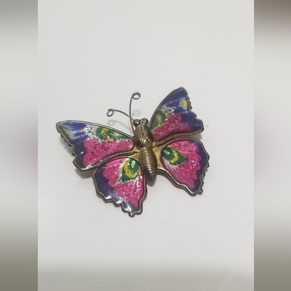 Elegant Jewelry Multi Color Butterfly Pin for Women. 🌴 - Picture 2 of 6